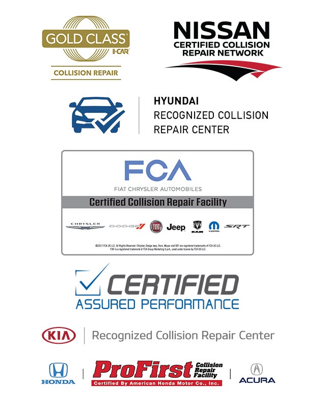 Collision Center Certifications - Louisville, KY